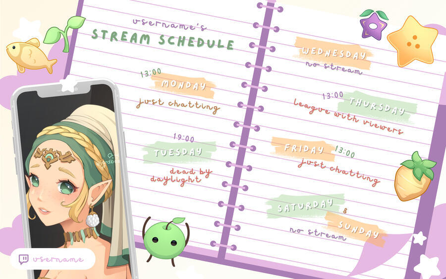 stream schedule stream schedule