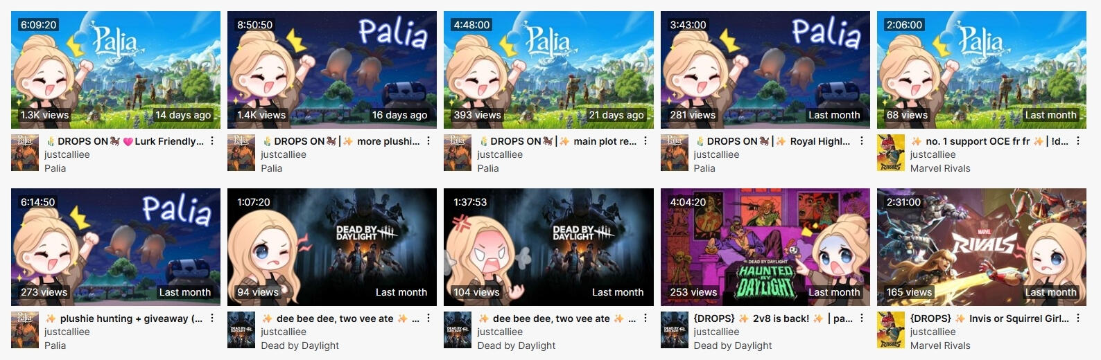 callie's thumbnails callie's thumbnails